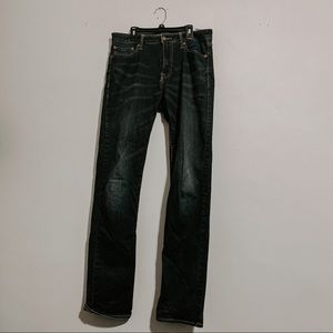 American Eagle Slim Straight Dark Flex Jeans 32x36